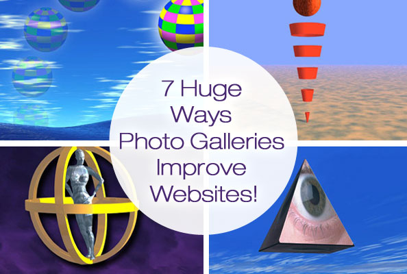 Photo galleries improve websites