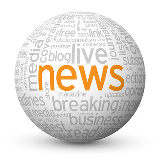 Industrial NetMedia writes personal blogs & articles for your business globe shape showing words used to describe blogs and news