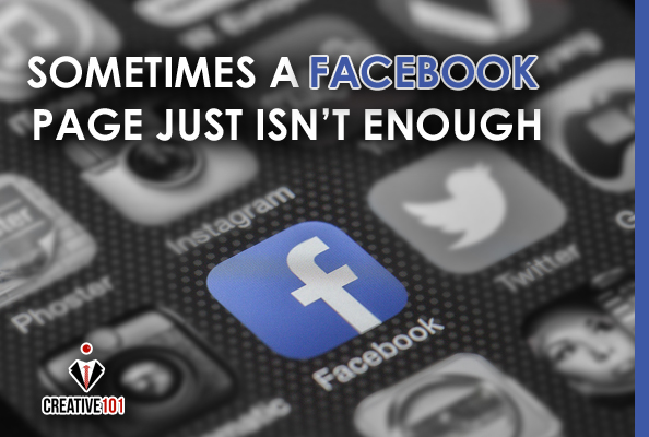 Facebook isn't enough Facebook isn't enough