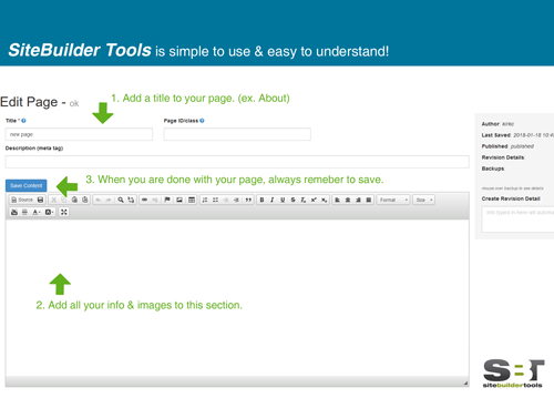 SiteBuilder Tools